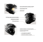 Шлем CKX MISSION AMS EDL SOLID BK MAT 2XL