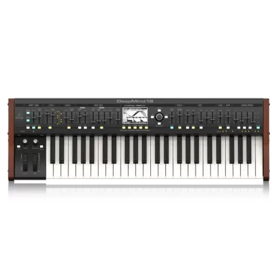 Behringer DeepMind 12 - аналоговый синтезатор, 49 кл., 12-гол. полифония, Wi-Fi