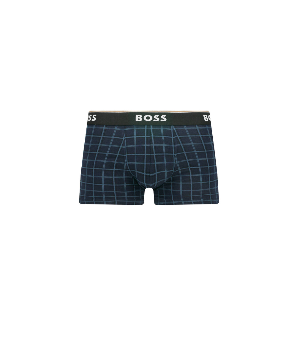 трусики-боксеры 3 шт. trunk 3p power desig BOSS BLACK - темно-синий(50483639)