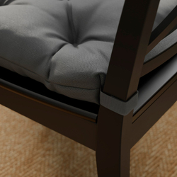 IKEA MALINDA  (ИКЕА МАЛИНДА)  -  Подушка на стул - серый 40/35x38x7 см