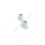 Планка монтажная PP-R белая Дн 25х1/2" ВР под смеситель с водорозетками VALFEX 10124025
