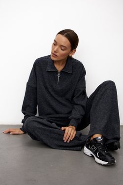 Брюки Delon Ribbed Black