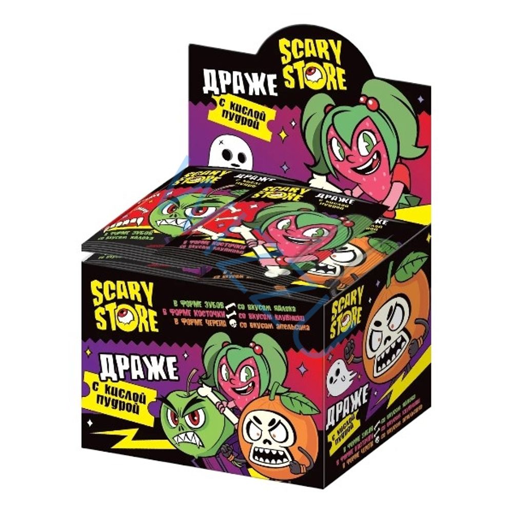 КОНФИТРЕЙД SCARY STORE Мармелад в форме губ и глаза 24/30, 8г.