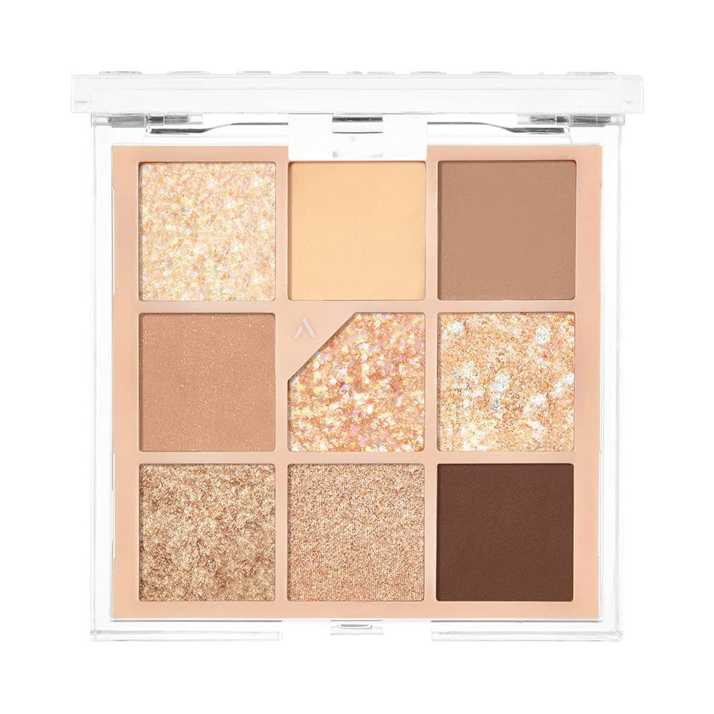 Палетка теней для век с глиттерами Unleashia Glitterpedia Eye Palette - №2 All of Brown, 6, 6г