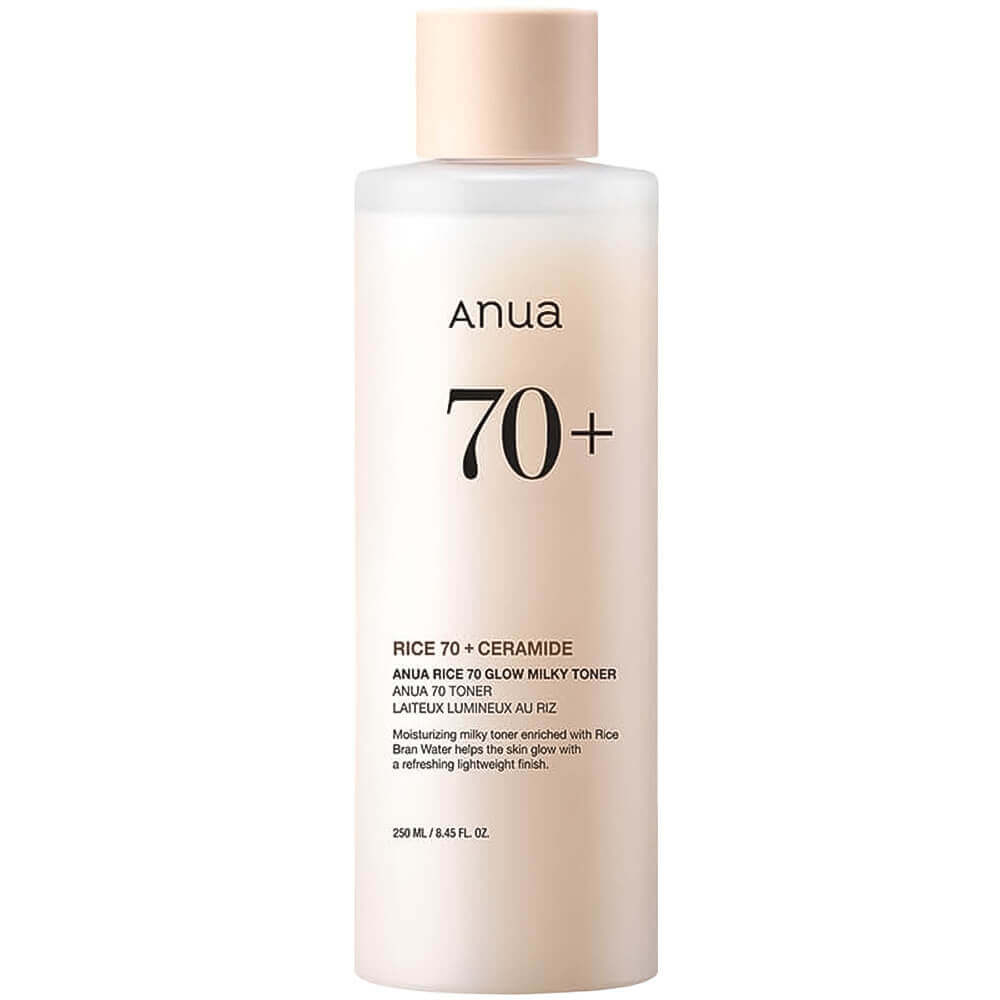 ANUA Молочный тонер для сияния кожи с рисом-Rice 70 Glow Milky Toner, 250мл