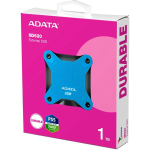 Твердотельный диск 1TB A-DATA SD620, External, USB 3.2, [R/W -550/500 MB/s] синий