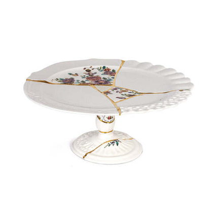 Тортница на ножке Seletti Kintsugi (36 см)