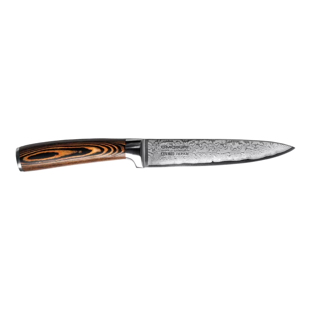 Нож "Шеф" Damascus Suminagashi