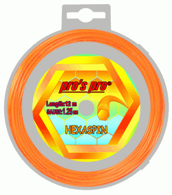 Теннисные струны Pro's Pro Hexaspin Orange (12 m)