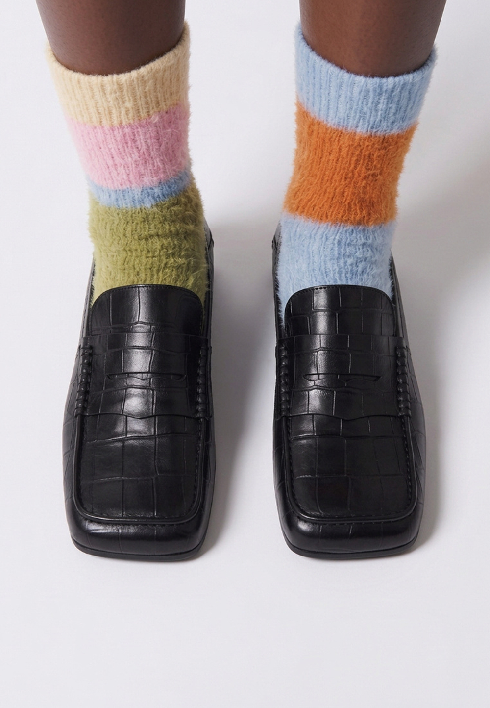 loafer croco noir
