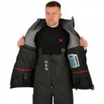 Костюм-поплавок мужской зимний "Rescuer II comfort" -40, hardguard, махагон, ХСН