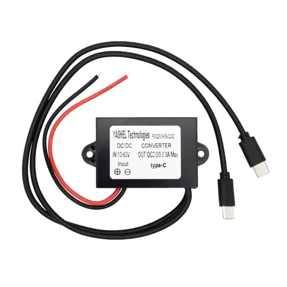 Преобразователь постоянного тока QC3.0 12 конвертер DC - Type-C 5A