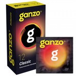 Презервативы Ganzo Classic с обильной смазкой, 12 шт.