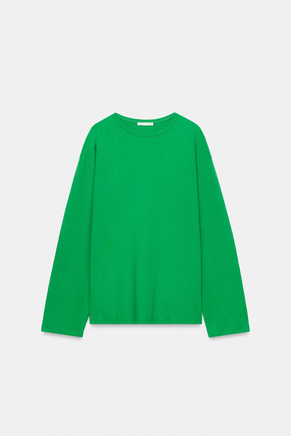 ФУТБОЛКА ИЗ ХЛОПКА И ЛЬНА — ZARA