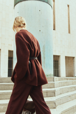 Короткое пальто из шерстяной смеси ручной работы - H&M