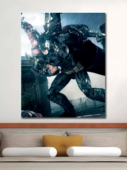Интерьерная картина "Batman: Arkham Knight", 50х70см 1шт.