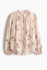 Блуза со шнуровкой — свободный крой - H&M