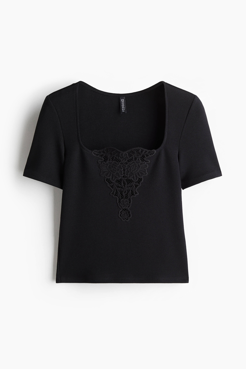 Топ с вышивкой - H&M