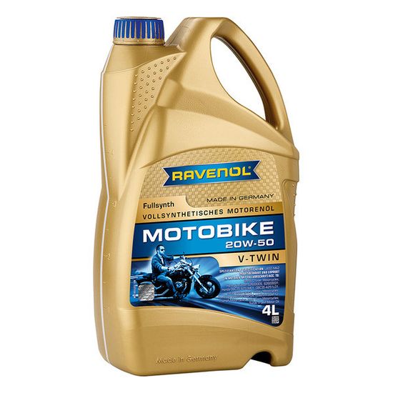 RAVENOL Motobike V-Twin 20W-50 Fullsynth моторное масло 4 Литра