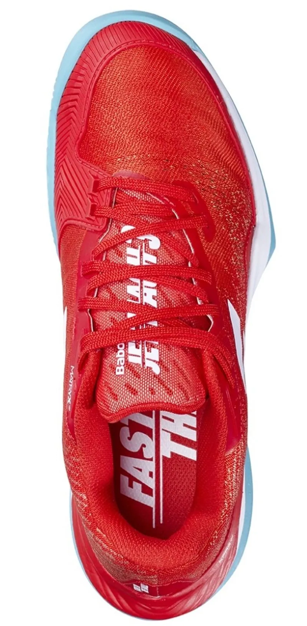 Женские теннисные кроссовки Babolat Jet Mach 3 All Court - fiesta red