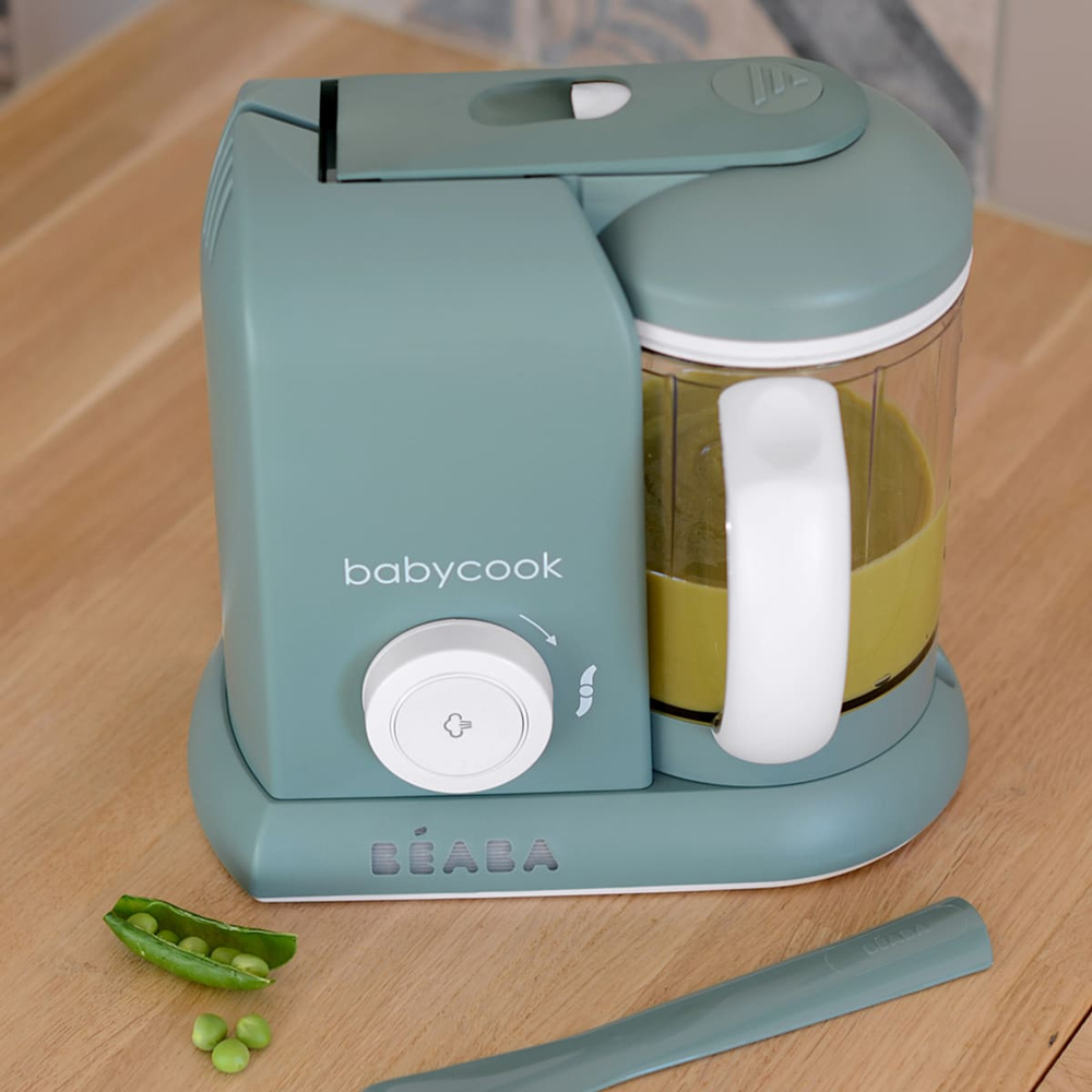 Кухонный комбайн для детского питания 5 в 1 BEABA Babycook СОЛО зеленый