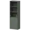 Шкаф комбинированный узкий с прозрачным стеклом А-321/А-стл321пр Тайга 560x370x2000 Арго