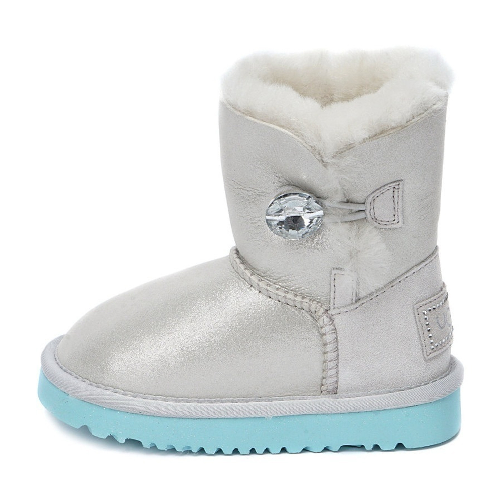 Ugg Kids Bailey Button Do White