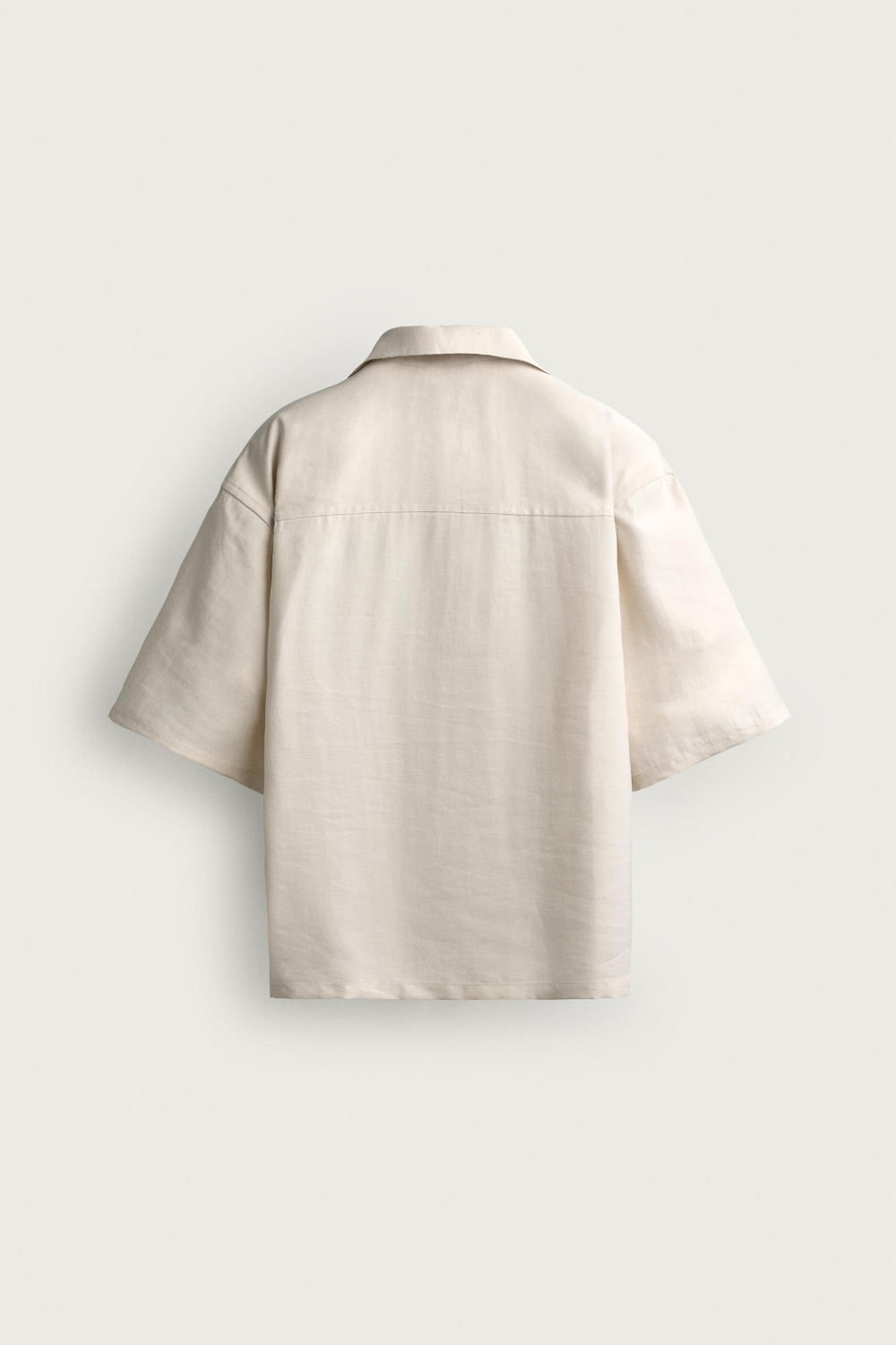 РУБАШКА RELAXED FIT ИЗ СТРУЯЩЕЙСЯ ТКАНИ — ZARA · 4364/653