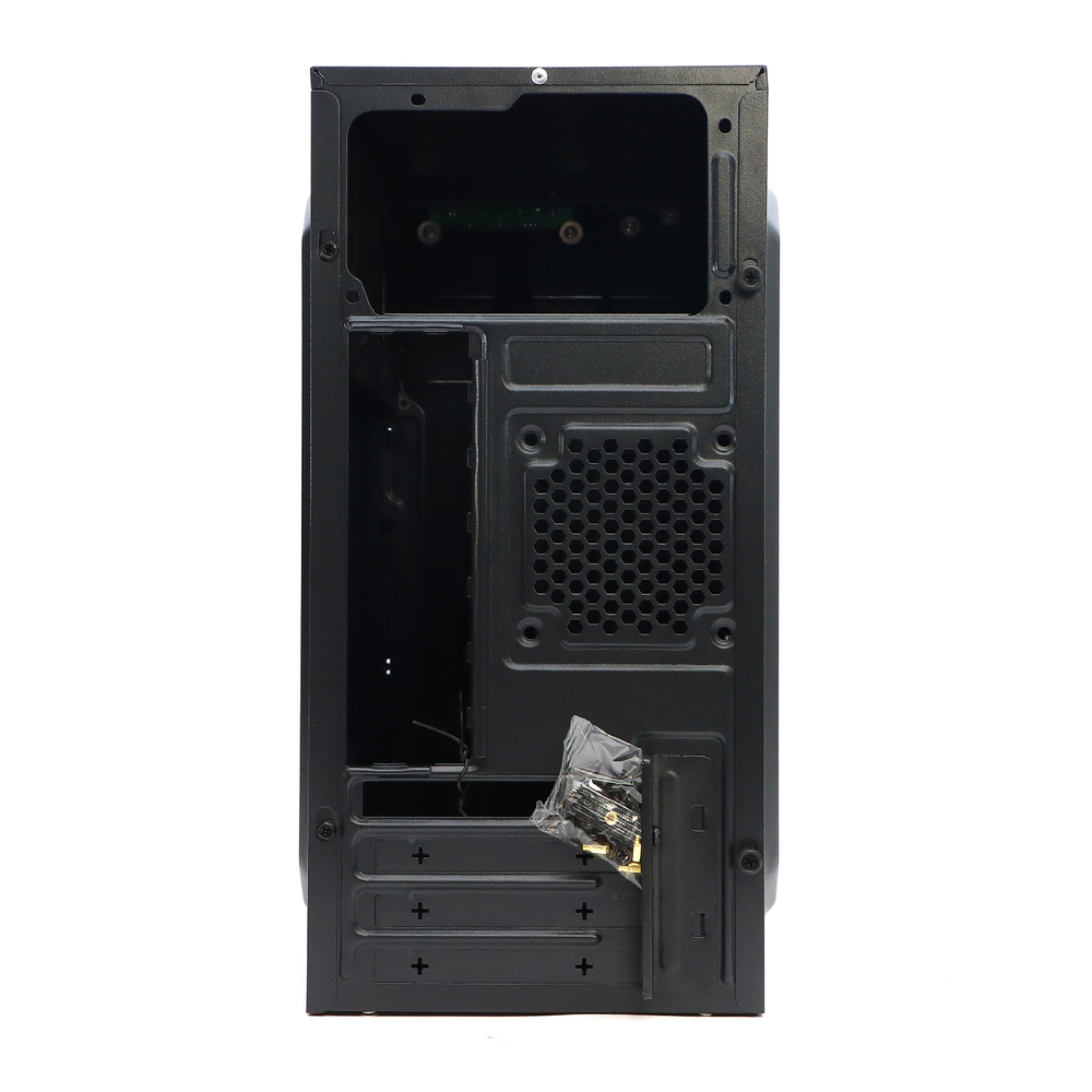 Корпус ТЕСЛА (TESLA) 1703BM, Без БП, mATX, чёрный, 2xUSB2 (TSL-1703-BM)