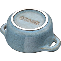 STAUB Набор из 4 мини-кокотниц 200мл 10см античная бирюза 40508-159-0