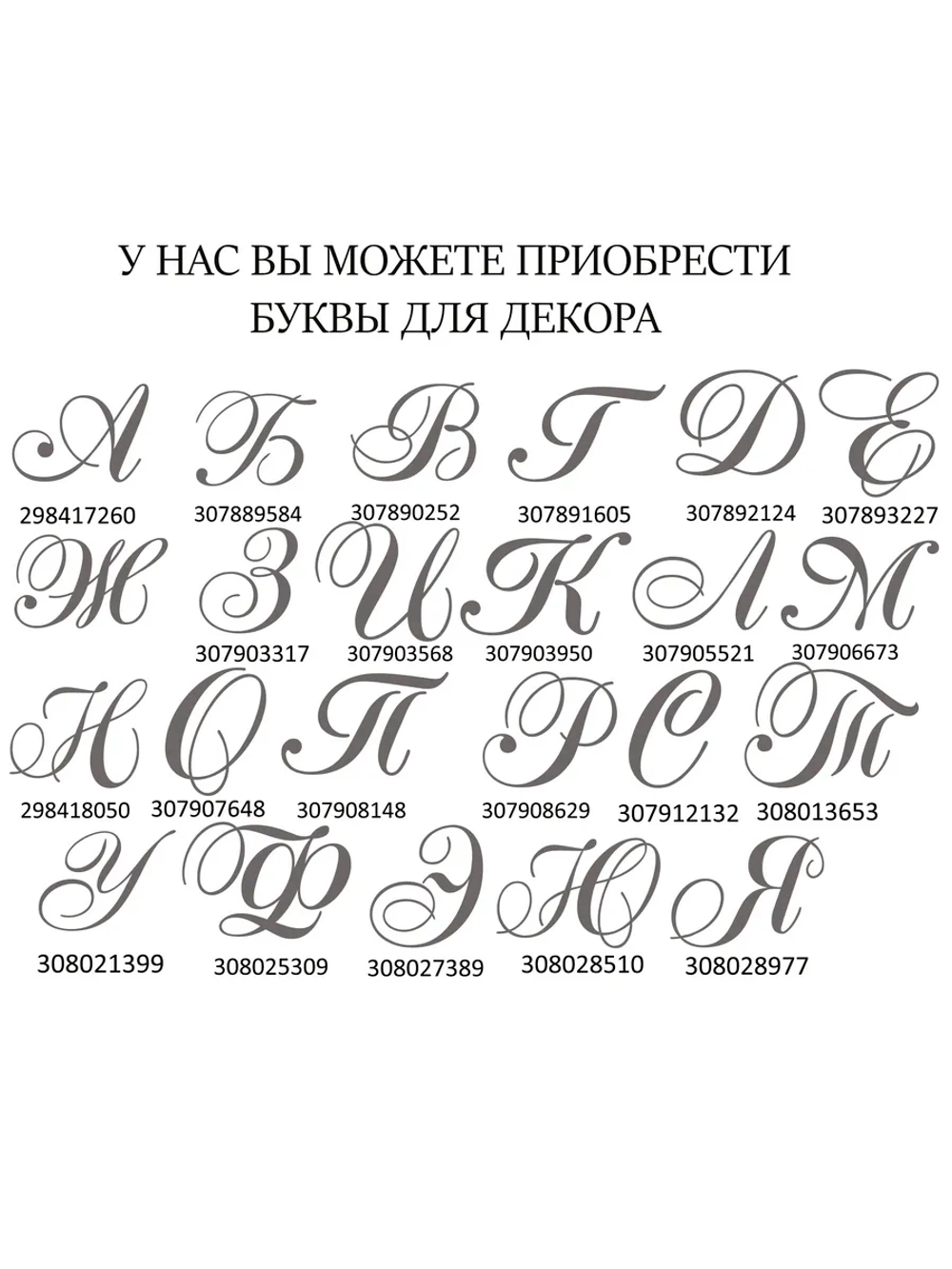 Наклейки свадебные буквы на бутылки и бокалы ини