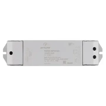 3-канальный усилитель для мультицветных (RGB) светодиодных лент SMART-RGB 12-60V 3x5A IP20 029601 белый Arlight