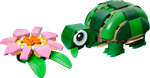 Конструктор Лего Креатор Черепаха с кувшинкой 3‑в‑1 | LEGO Creator Turtle with Lily 31377 — 325 деталей (7+)