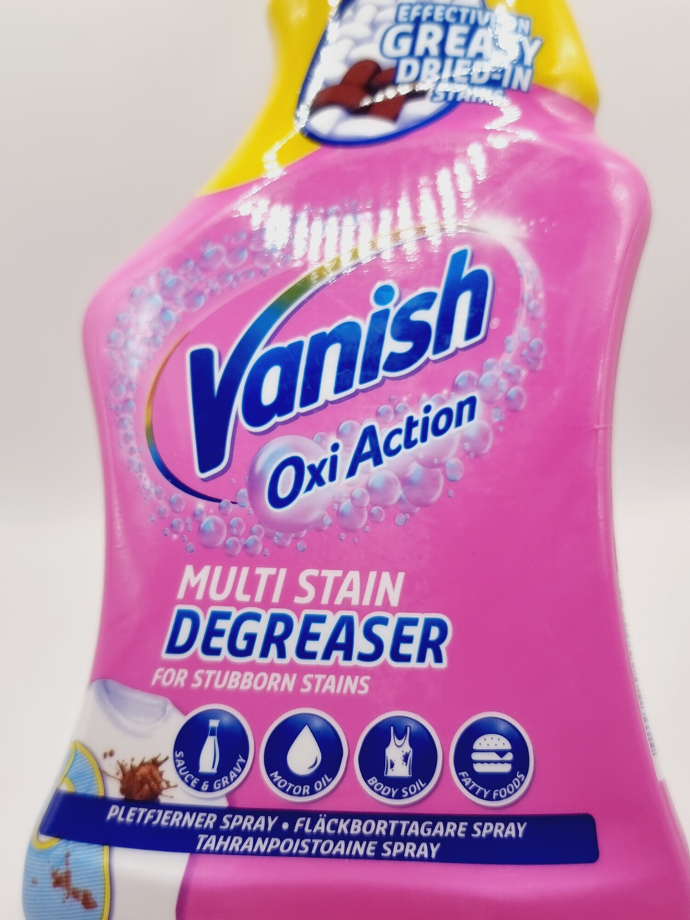 Vanish Пятновыводитель Oxi Action Multi Stain Degreaser спрей для удаления пятен 500 мл (из Финляндии)