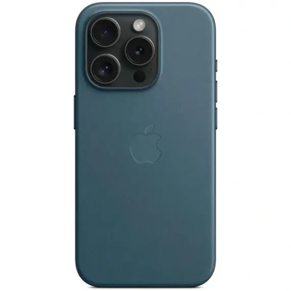 Чехол Apple FineWoven with MagSafe для iPhone 15 Pro Pacific Blue