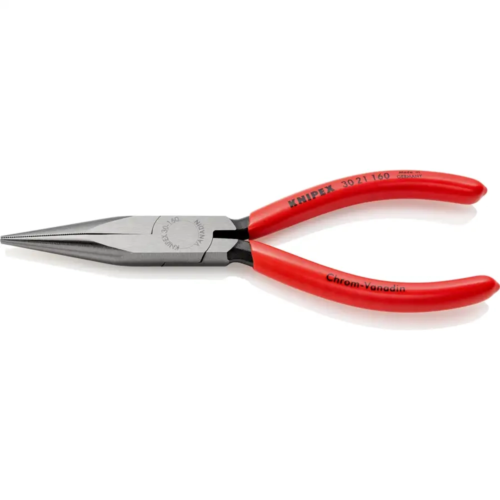 Длинногубцы черненые 160 мм Knipex 30 21 160 SB