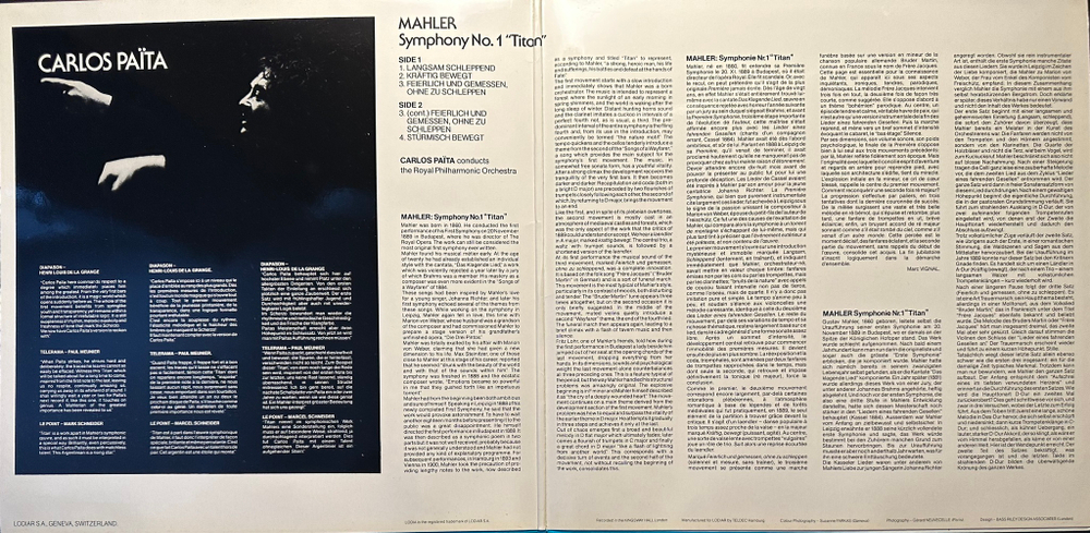 Малер - Симфония № 1 Титан (Германия 1977г.)