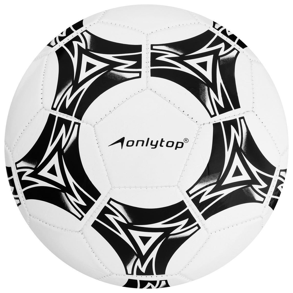 Мяч футбольный Onlytop р.5, 280 гр, 32 панели, 2 подслоя, машин. сшивка 534858