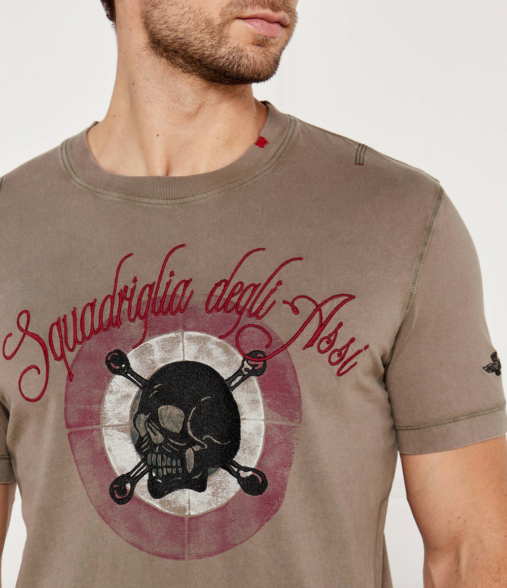 Футболка Aeronautica Militare - бежевый(TS2210J615)