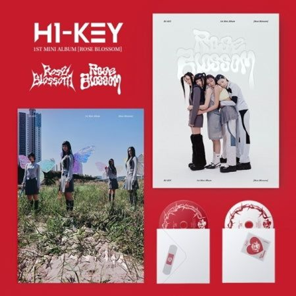 Альбом H1-KEY - ROSE BLOSSOM 1st Mini Album RANDOM Version
