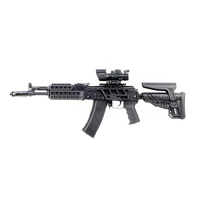 Складной приклад TBS Shock с подщечником на гражданские аналоги АК-74М, DLG Tactical