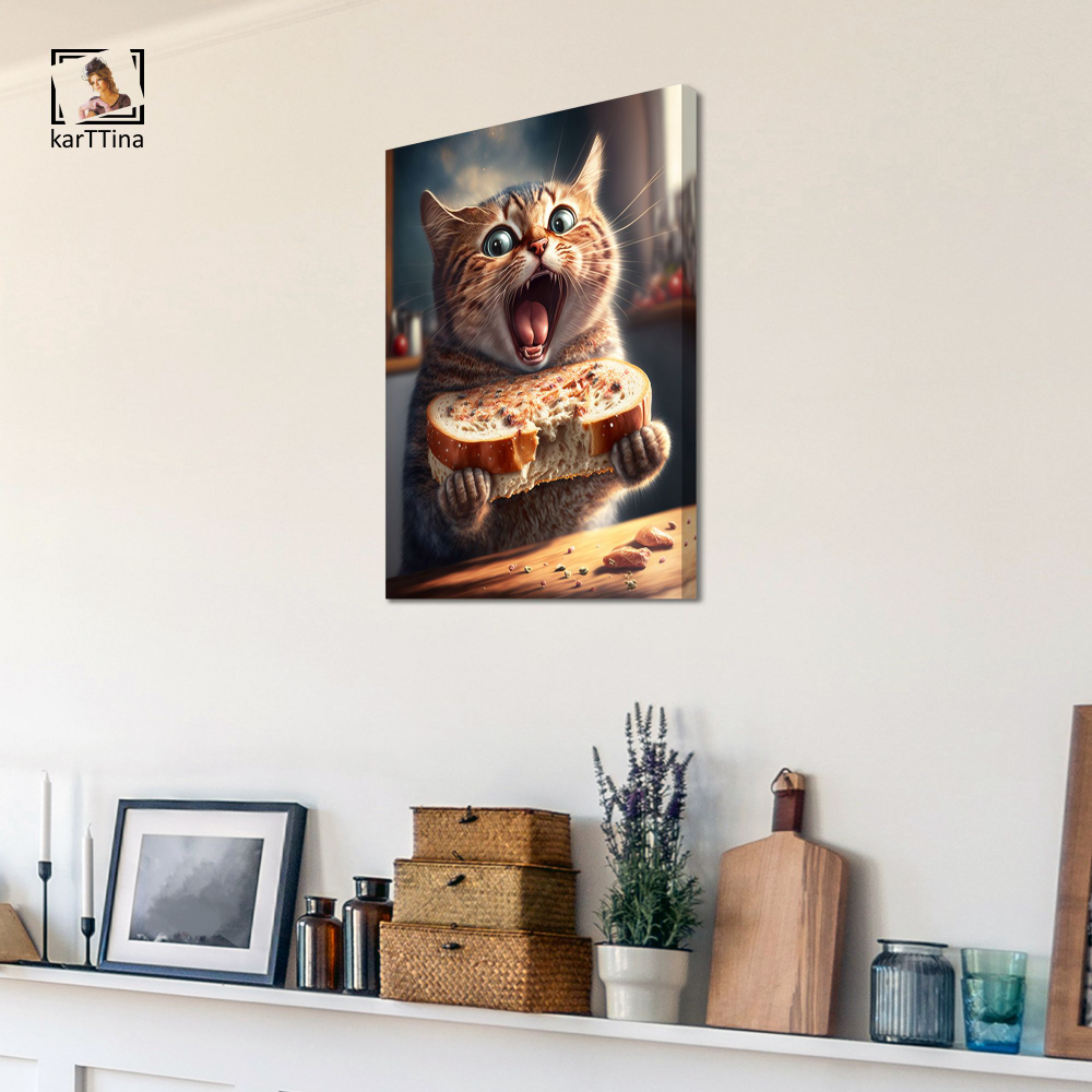 Картина karTTina "Котенок из водички" 30х40 см