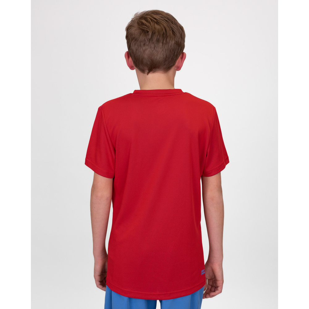 ОДЕЖДА ДЛЯ ТЕННИСА Мальчики, Футболка BIDI BADU CREW INSIDE OUT JUNIOR V NECK TEE .