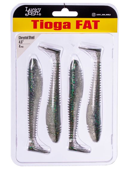 Виброхвосты съедоб. искусст. LJ Pro Series TIOGA FAT 4.5in (11.43)/Z11 4шт.