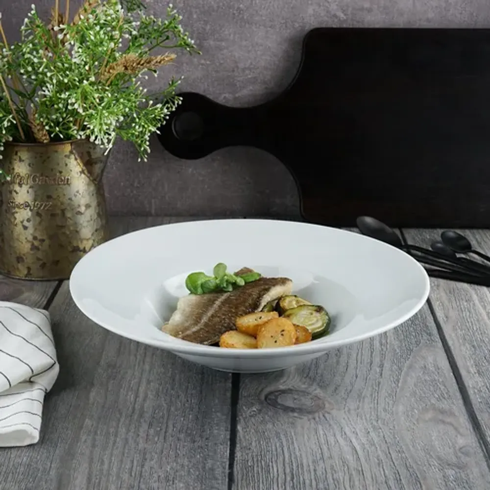 Тарелка глубокая 500 мл d 30,5 см h6,8 см белая фарфор Glory Eco P.L. Proff Cuisine [4]