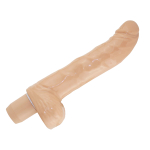 Телесный вибратор с изогнутым кончиком Penetrator Curve Dong 7.5 - 19 см. (Цвет: телесный)
