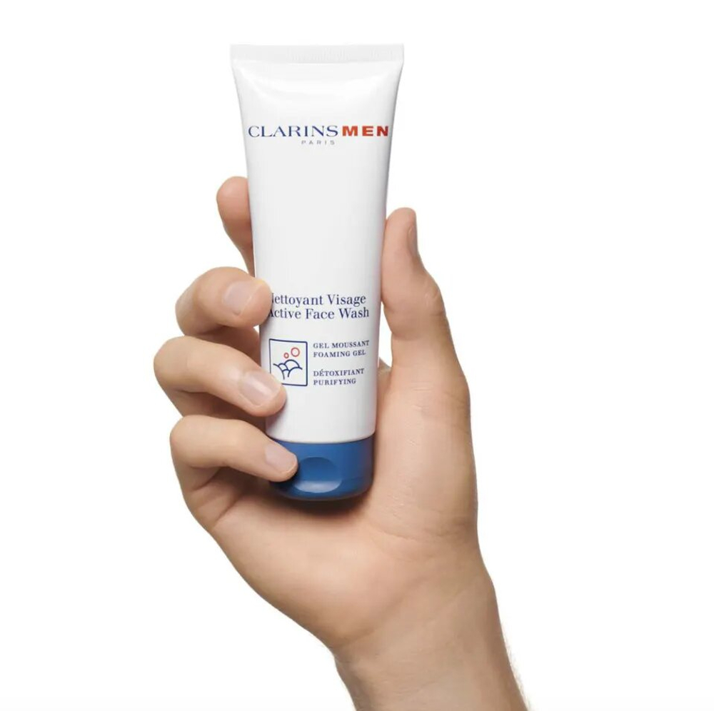 Clarins Men активный гель для умывания лица для мужчин Active Face Wash 125мл (Франция)