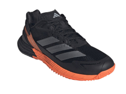 Теннисные кроссовки Adidas Defiant Speed 2 M — core black/core black/lucid orange