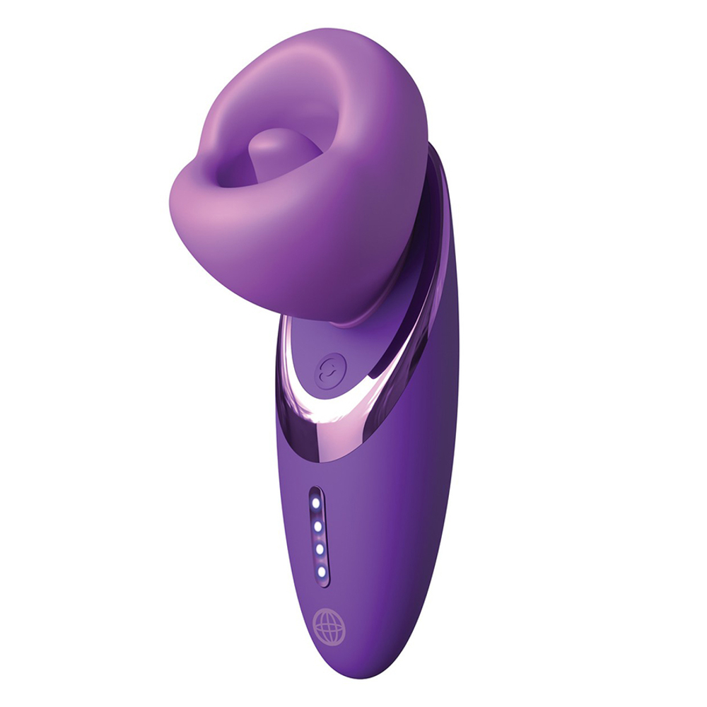 Вакуумный стимулятор с имитацией кунилингуса PipeDream Fantasy for Her Pleasure Sucker Purple 496912