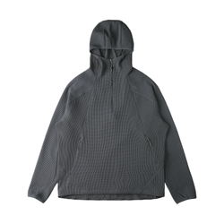 Худи Nothomme BlueMonte Half-zip Waffle графит